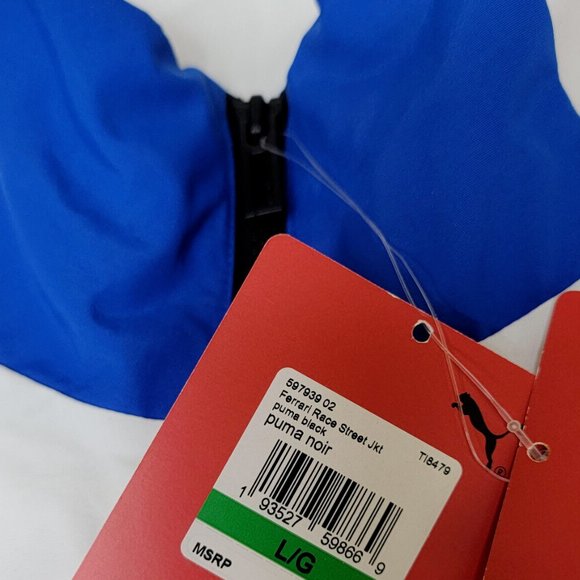 Mens Puma SF Ferrari Race Street Woven Jacket 597939-02 Mens L NWT NEW - Picture 9 of 9